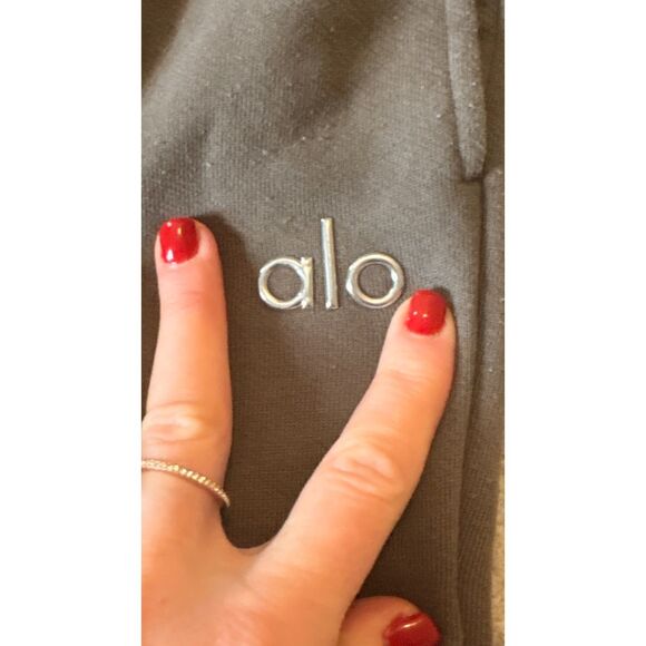 Alo Women’s Accolade Sweatpant Olive Tree Brown Green Size M - Picture 2 of 4